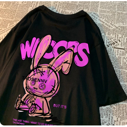Camiseta Coelho Cor de Rosa But It's Taosennv Streetwear Novo!