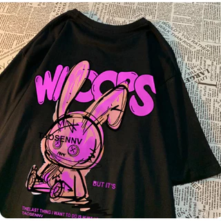 Camiseta Coelho Cor de Rosa But It's Taosennv Streetwear Novo!