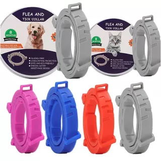 Coleira Para Pet Anti Pulga Carrapato Para Cachorro Gato Ajustável Natural