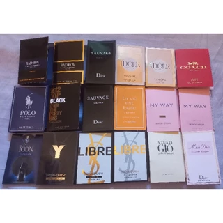 Flaconetes de amostra de Perfumes Originais