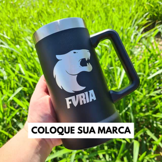 40un Canecas térmicas com logo de empresa brinde corporativo personalizado a fiber laser 709ml com a