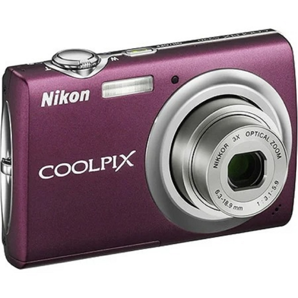 Câmera digital Nikon Coolpix S220 10MP com zoom óptico de 3x Shopee