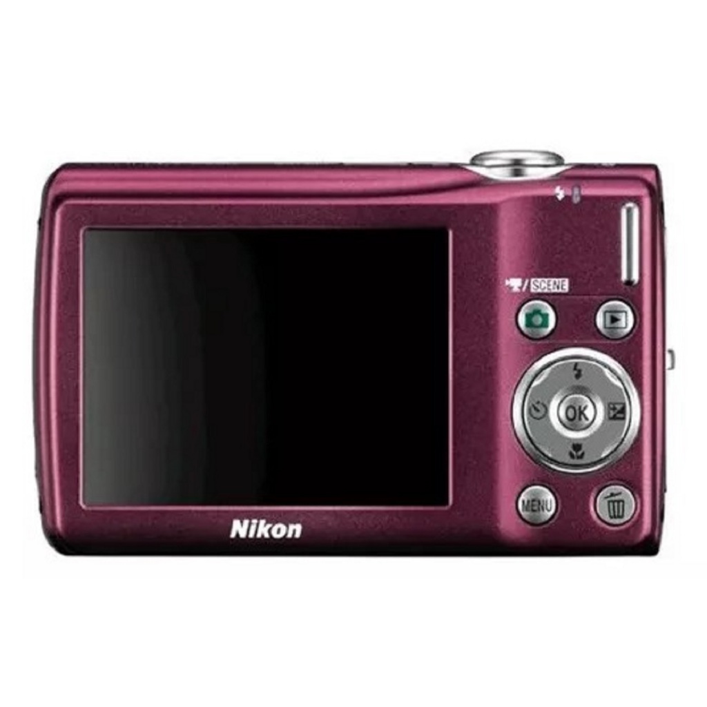Câmera digital Nikon Coolpix S220 10MP com zoom óptico de 3x