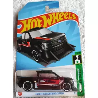 HOT WHEELS- Ford F-150 Lightning Custom - HW GREEN SPEED MATTEL