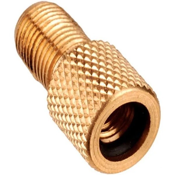 Par de Adaptador De Válvula Presta Bico Fino Para Schrader B