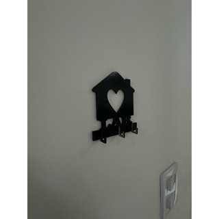 Porta Chaves Lar 3 pinos mdf 3mm com dupla face pra fixar, compre unitário ou para lembrancinhas