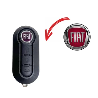 2 - Emblemas logo / Adesivos Chave canivete Fiat