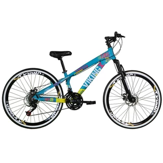 Bicicleta Aro 26 Vikingx Tuff X25 X30 X35 Alumínio 21v Freio Disco Aro Vzan Vmaxx Pretos Dh Freeride em Oferta na Shopee