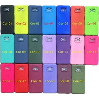 Capa Capinha Anti impacto Para Celular Xiaomi Poco X3 / Pro - Com Interior Aveludado de Silicone / 014XM - CP 014