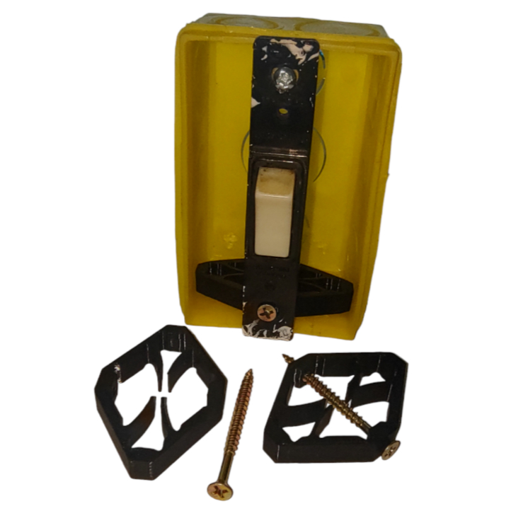 6 Reparo Salva Caixinha 4x2 Parede Recupera Aba (Envio Imediato)