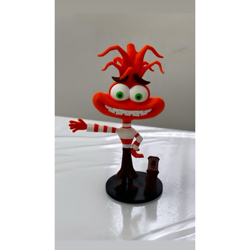 Divertidamente Emoção Ansiedade / Anxiety - Inside Out - Action Figure Colecionável - 3D