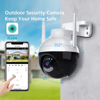 Câmera De Segurança Wi-fi Smart Camera A18 2MP/4MP ICSEE APP Camera inteligente wifi FULL HD