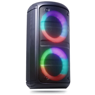 Caixa De Som Grande Alto Grave Potente Amplificado Bluetooth Rgb Aux Karaoke Micro SD P2