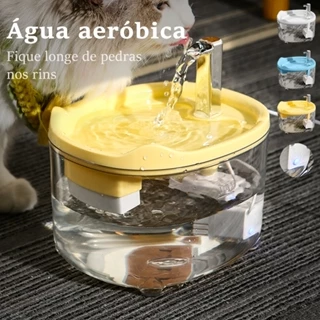 Debedouro automatico Para Cachorro Gato 1.5 L com elemento de filtro Multicolor Anti queimadura seca