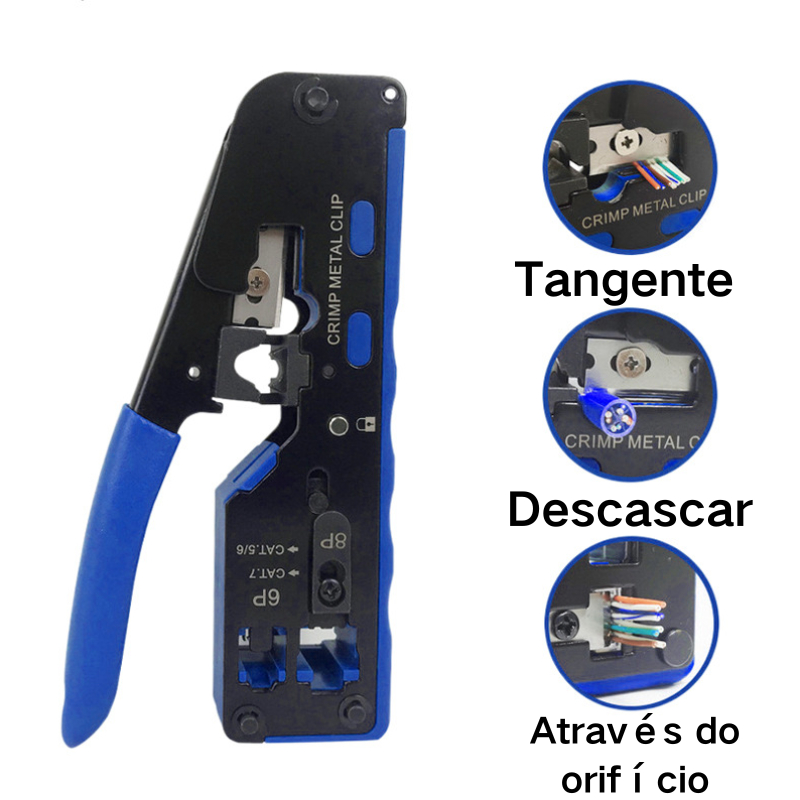 Alicate Crimpar Conector Cat7 Ez Crimp Rj45 - Alicate Crimpagem de ...