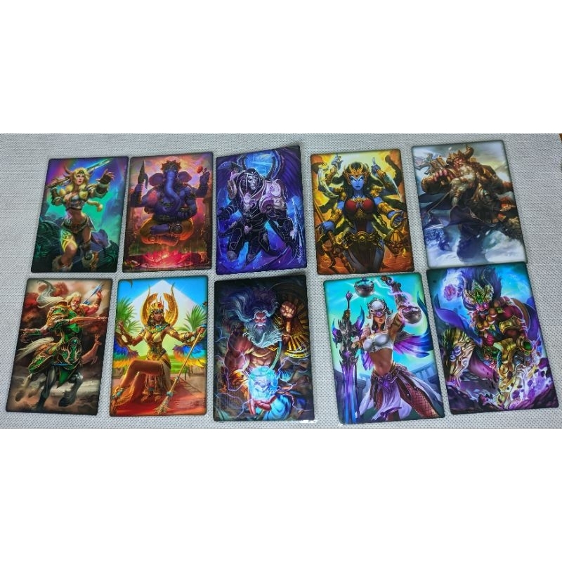 Kit de Cards de Smite com até 70 Deuses a Sua Escolha