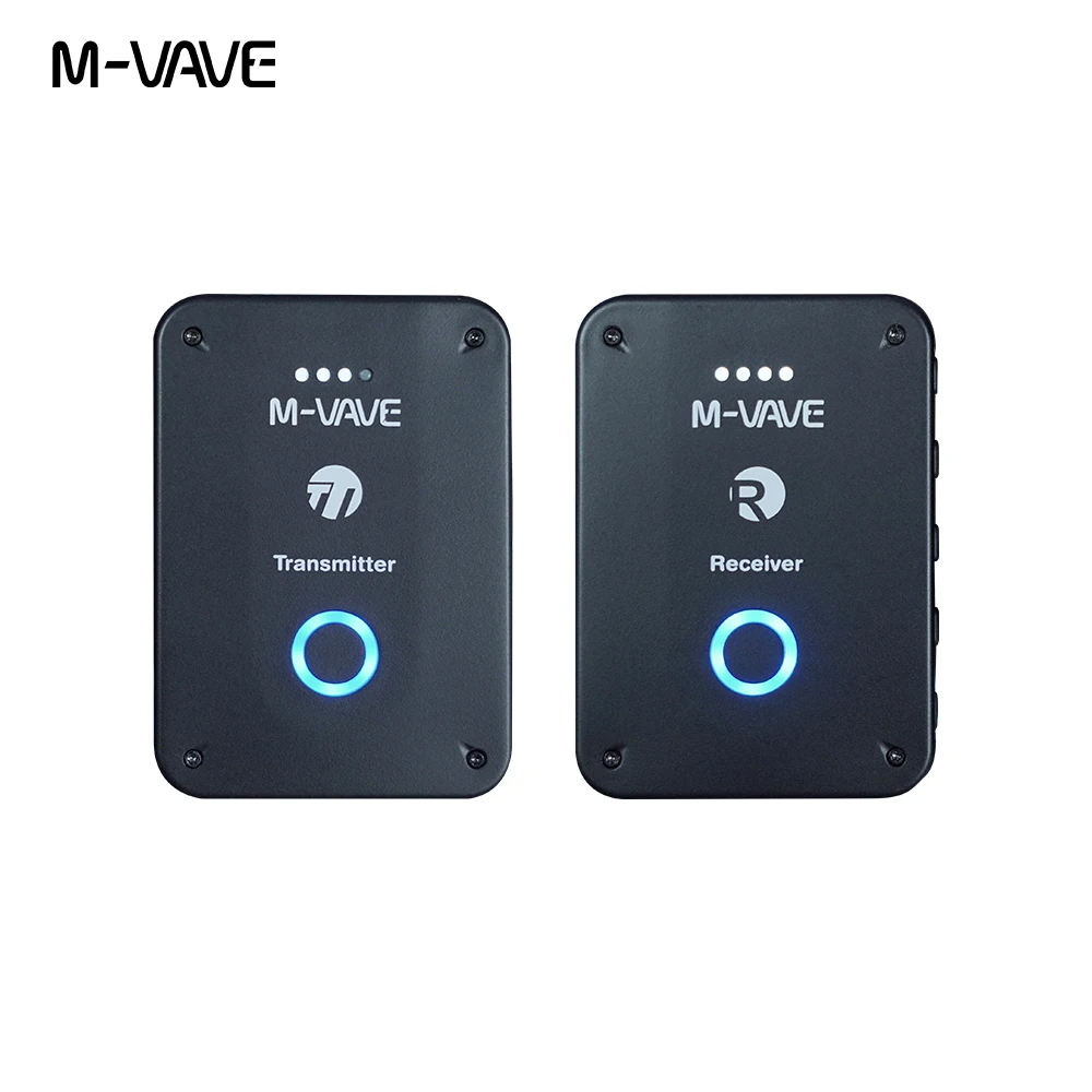 M-VAVE WP-9 O MAIS NOVO receptor transmissor recarregável de monitor de fone de ouvido sem fio 2.4G com suporte de volume e função de mudo mono estéreo
