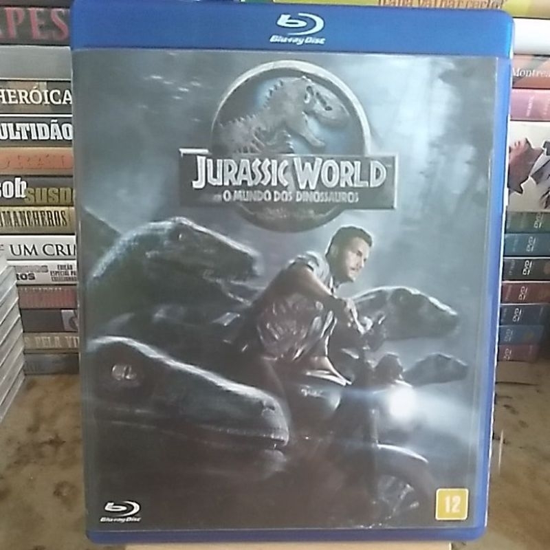BLU-RAY- JURASSIC WORLD- O MUNDO DOS DINOSSAUROS- ORIGINAL