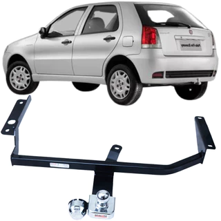 Engate Reboque Rabicho Fixo Fiat Palio G5 Sporting Todos Aco Resistente Furo Cap Carga 400kg Braconi