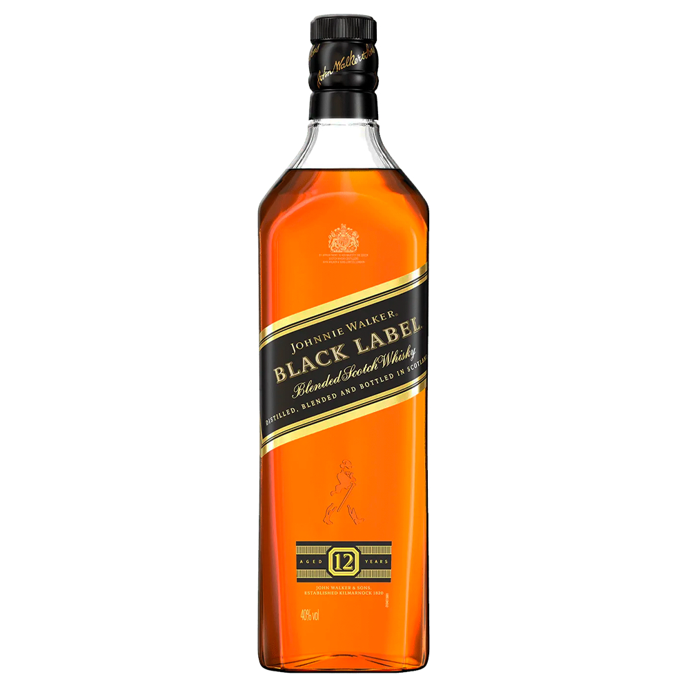 Johnnie Walker Black Label Blended Scotch Whisky 1000ml