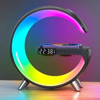 G Speaker Smart Station Luminária Caixa De Som E Carregador Cor Branco