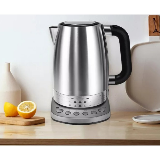 Chaleira Elétrica Inox Jarra Eletrico 1.7l Com Tempetura 220V