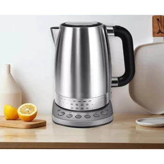 Chaleira Elétrica Inox Jarra Eletrico 1.7l Com Tempetura 220V