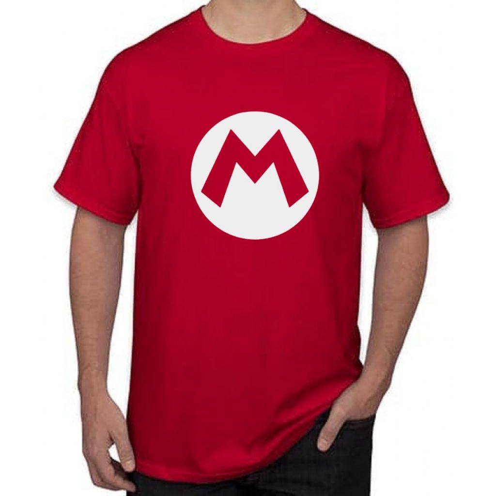 Camiseta Camisa Mario Bros Ou Luigi Plus Size Algodão | Shopee Brasil