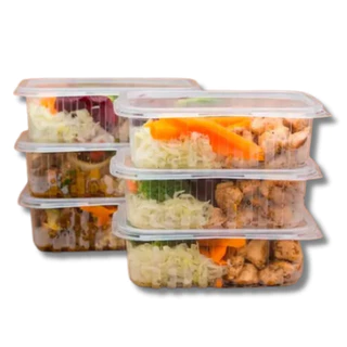Pote para Microondas e Freezer retangular com 24 unidades