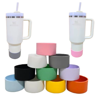Capa Garrafa Protetor Silicone Para Copo Diâmetro 7,5cm Várias Cores Stanley Quencher e Outros