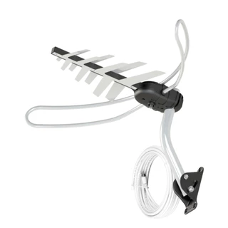 Antena de TV Digital Externa Aquario DTV-3000 com suporte e Cabo 16 Metros