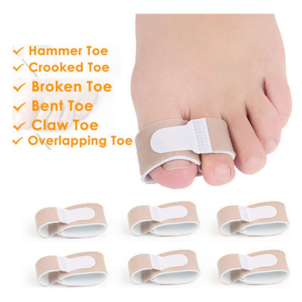Tala Dedo Pé Quebrado Lesão Gatilho Martelo Ortopédica Corretiva Órtese Ajustável