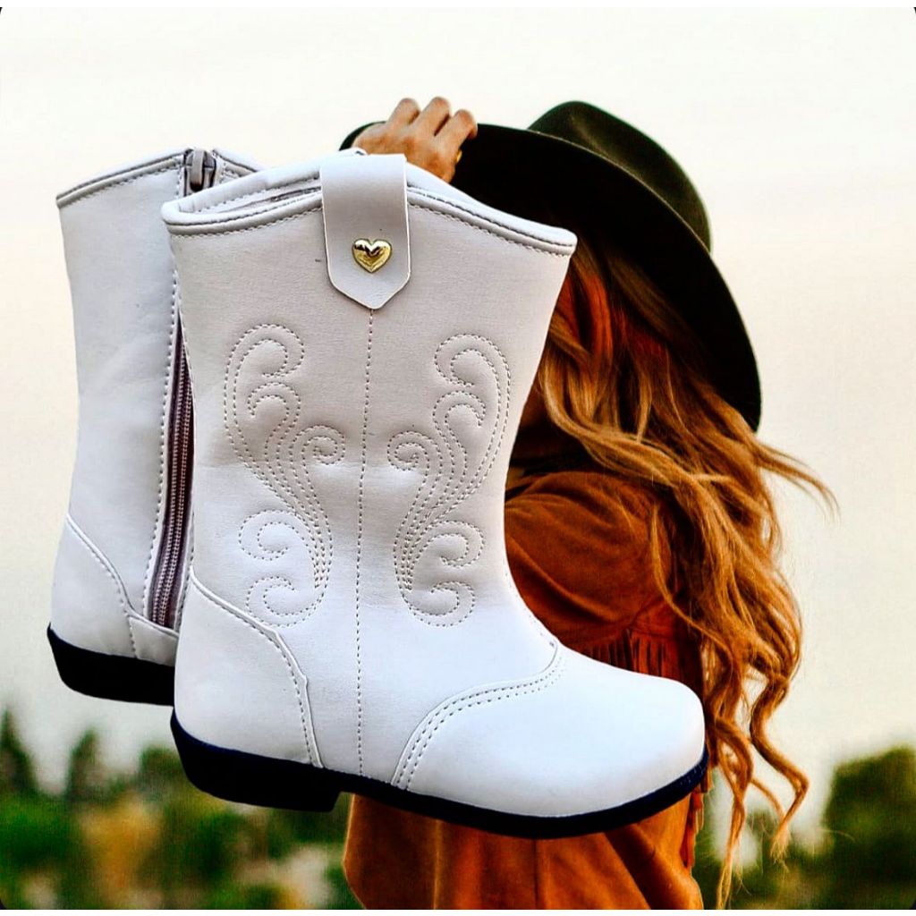 Bota feminina infantil festa São João country blogueira Estilosa ...