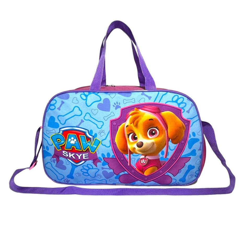 Bolsa Sacola Infantil De Viagem/Passeio Meninas Skye Azul Patrulha ...
