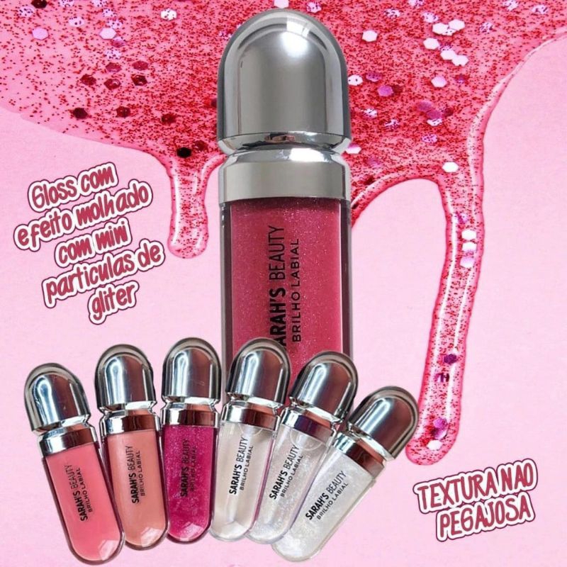 Gloss Brilho Labial - Sarah's Beauty ( DUPE Kiko Milano)