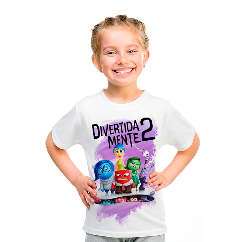 Camiseta Infantil Divertidamente 2 | Shopee Brasil