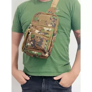Mochila Tática Camuflada,Saco Tático Militar Sling Homens Caminhada Ao Ar Livre De Camping