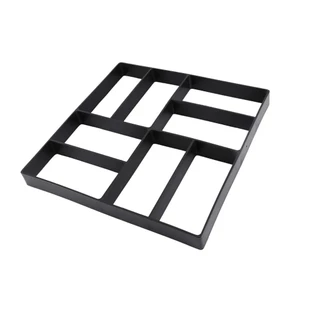 Forma Tijolinho p/ Decoração de Jardim Piso Concreto Bloco Decorado - Easy Piso Original c/ Manual