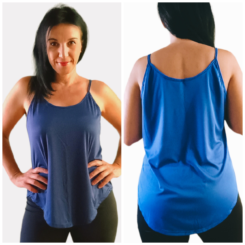 Regata Alcinha Feminina Longa Bata Tapa Bumbum Academia Caminhada Sublimação