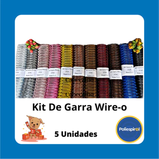 Kit Garra Wire-o 5/16 - Passo 3x1