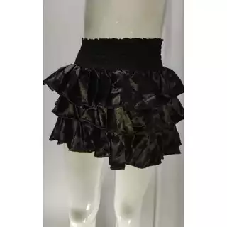 Saia Cetim 3 Babado Infantil