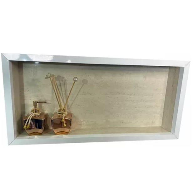 Nicho Travertino Porcelanato Polido Envio Rápido