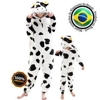 Pijama Kigurumi Cosplay modelo dinossauro tubarão Vaquinha Unicórnio