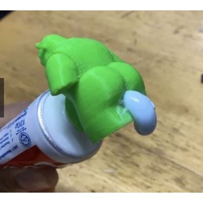 Tampa pasta de Dente Shrek