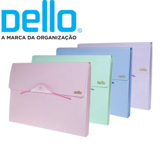 Pasta Sanfonada Com 12 Divisórias A4 Serena Tom Pastel Dello