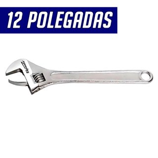 Chave Inglesa Aço Ajustavel 6 Pol, 8 Pol, 10 Pol, 12 Pol Profissional