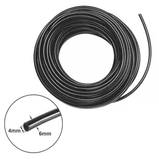 Mangueira Microtubo Irrigação 6mm x 4mm - 100 Metros