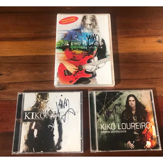 Kiko Loureiro - Lote c/ 2 CDs + DVD - Autografados