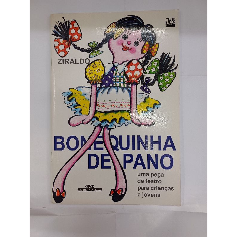 LIVRO BONEQUINHA DE PANO - ZIRALDO. | Shopee Brasil