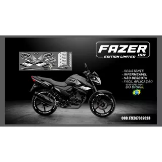 KIT FAIXAS ADESIVAS FAZER 150 EDITION LIMITED (CÓD: FZEDL7082023)